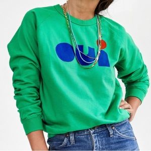EUC Clare V “Oui” sweatshirt- size XL